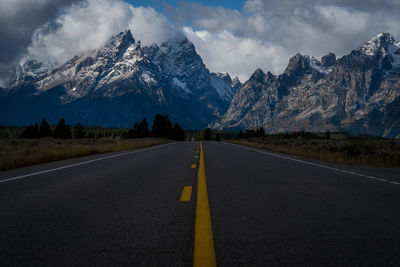 Road to the tetons