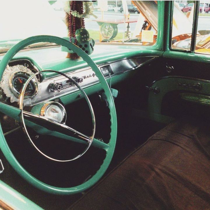 car, transportation, vehicle interior, reflection, day, car interior, driving, steering wheel, no people, close-up, outdoors