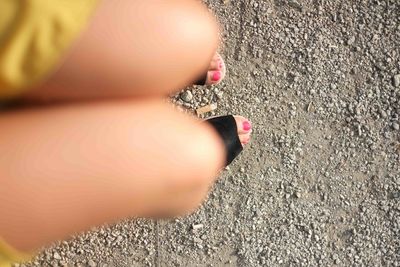 Close-up of human hand