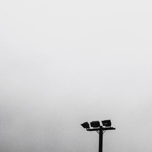 Low angle view of lamp post