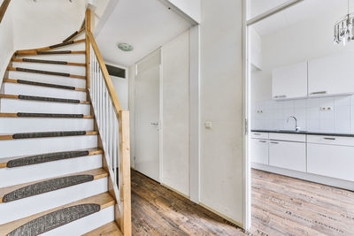 Staircase of building at home