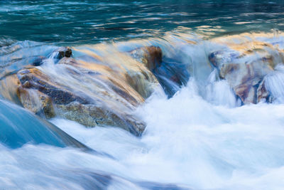 Rocks in a rapid river