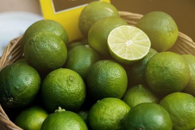 High angle view of fruits