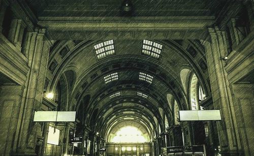 Low angle view of historical building