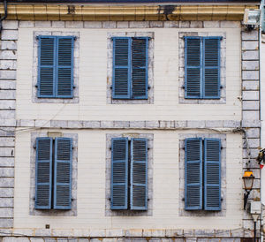 Full frame shot of old building