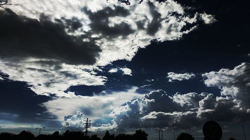 Low angle view of sky