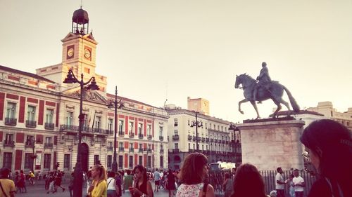 Buildings in city