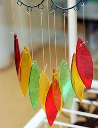 Close-up of multi colored hanging