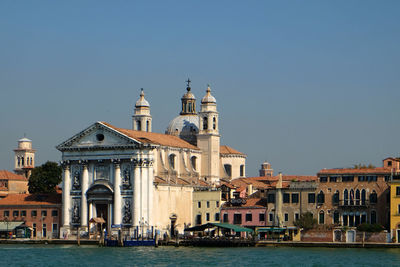 View of church against clear sky