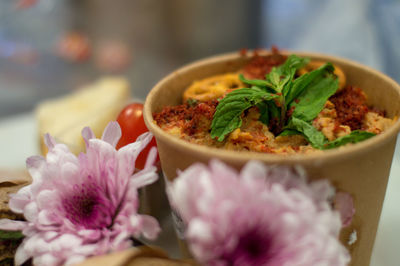 Close-up of food in bowl