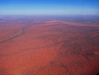 Aerial view of landscape against sky