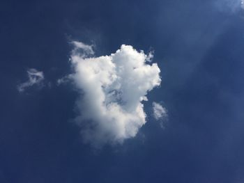 Low angle view of clouds in sky