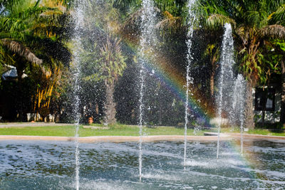 Fountain in park