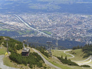 View to innsbruck city at sunrise