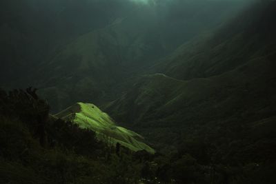 Scenic view of mountains