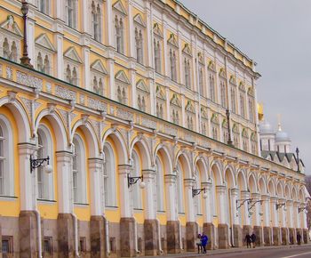 Building against sky in city