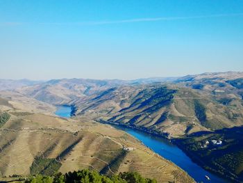 Aerial view of landscape