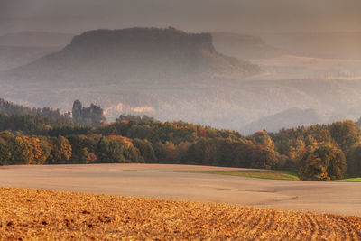 Scenic view of landscape against sky