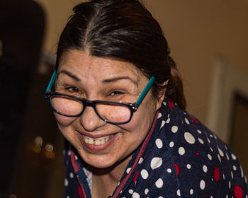 Portrait of a smiling young woman