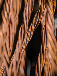 Close-up of ropes