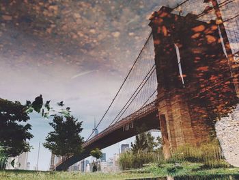Low angle view of bridge