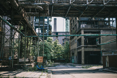 Street amidst buildings in city