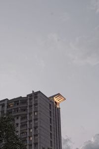 Low angle view of buildings against sky