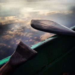 Close-up of water against the sky