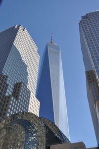 Low angle view of one world trade center