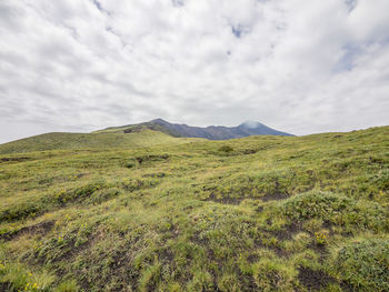 Scenic view of landscape against sky