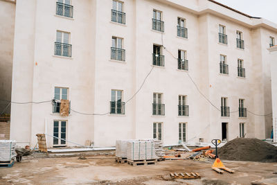 Man working at construction site in building