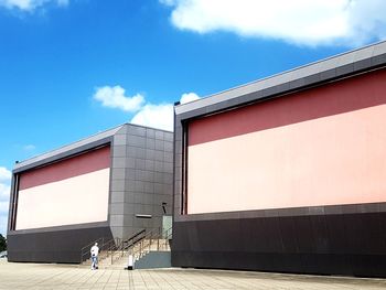 Low angle view of building against sky