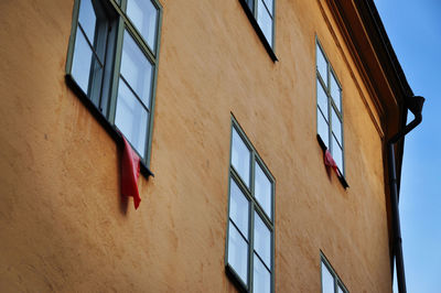 Low angle view of residential building