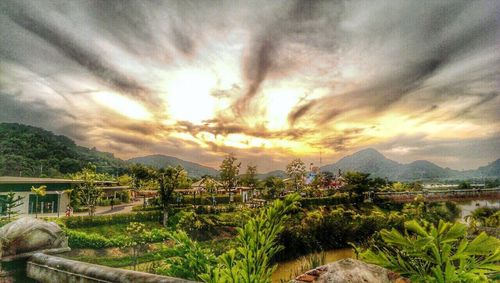 Scenic view of landscape against sky