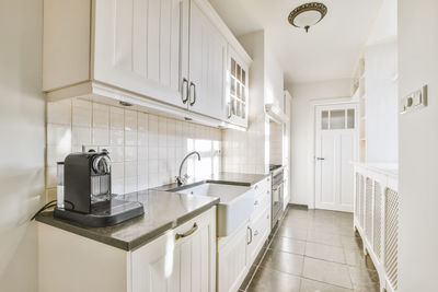 Interior of bathroom