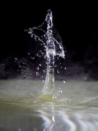 Close-up of splashing water