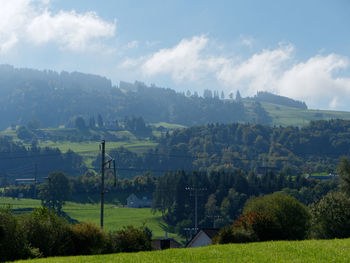 Scenic view of landscape against sky