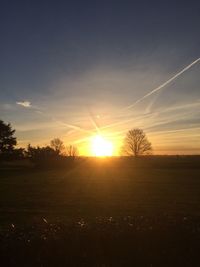 Scenic view of sunset