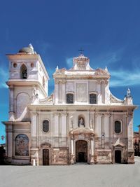 Historic building against blue sky