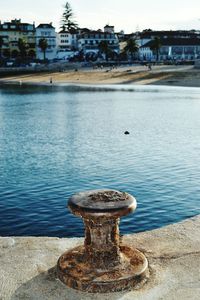 Pier by river