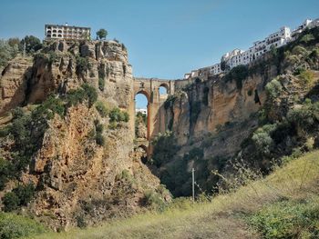Old ruins against sky