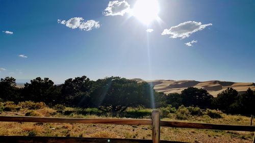 Scenic view of landscape against sky