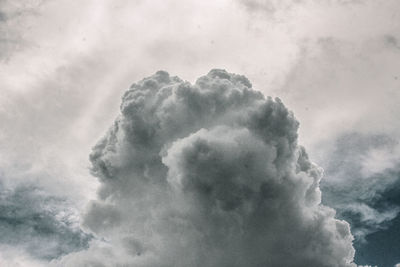 Low angle view of clouds in sky