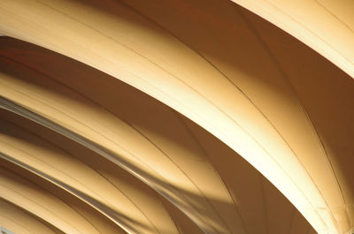 Abstract close up photo of light and shade in an arch at oriente train station, lisbon, portugal