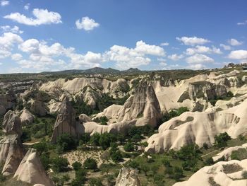 Panoramic view of landscape against sky