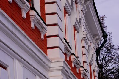 Low angle view of buildings against sky