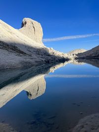 Low angle view of mountain against sky