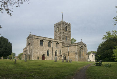 St mary's church in the village of fowlmere, cambridgeshire, england, uk