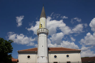 Low angle view of building against sky