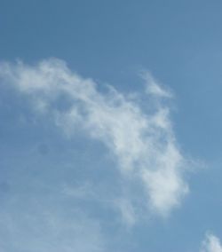 Low angle view of cloudy sky